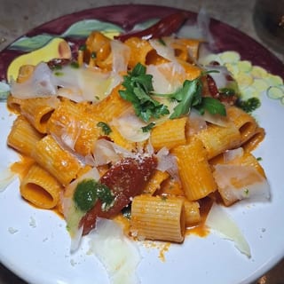 Spicy Rigatoni Vodka