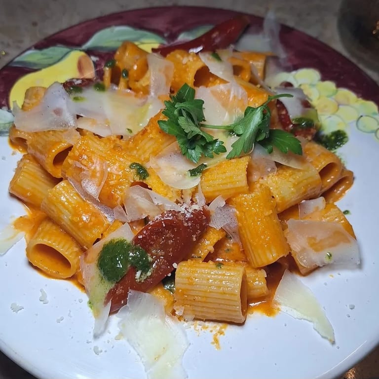 Indulge in Spicy Rigatoni Vodka